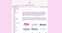 Desktop Screenshot of discountbras.com